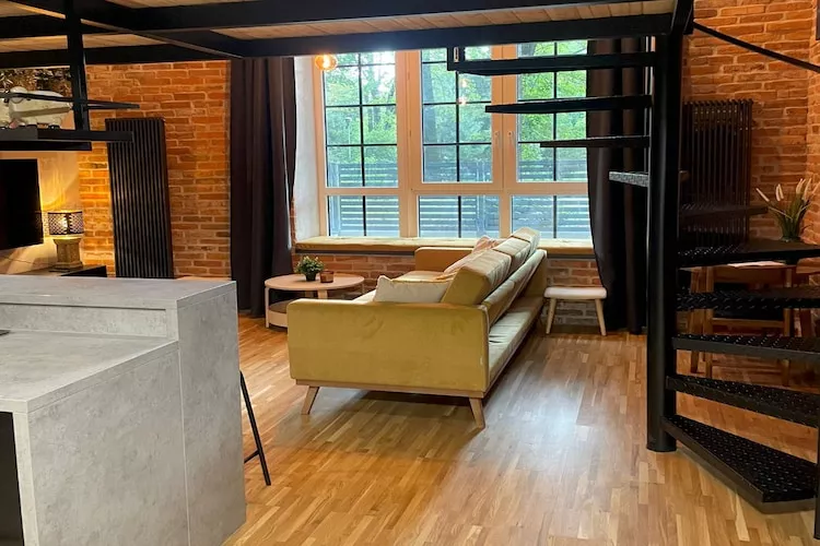 Komfortowy apartament Loft w Łodzi-Salon