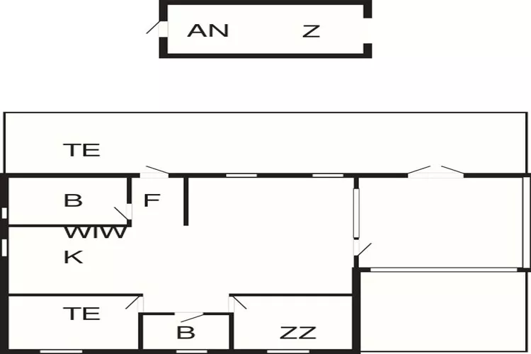 6 person holiday home in Storvorde-Floor plan