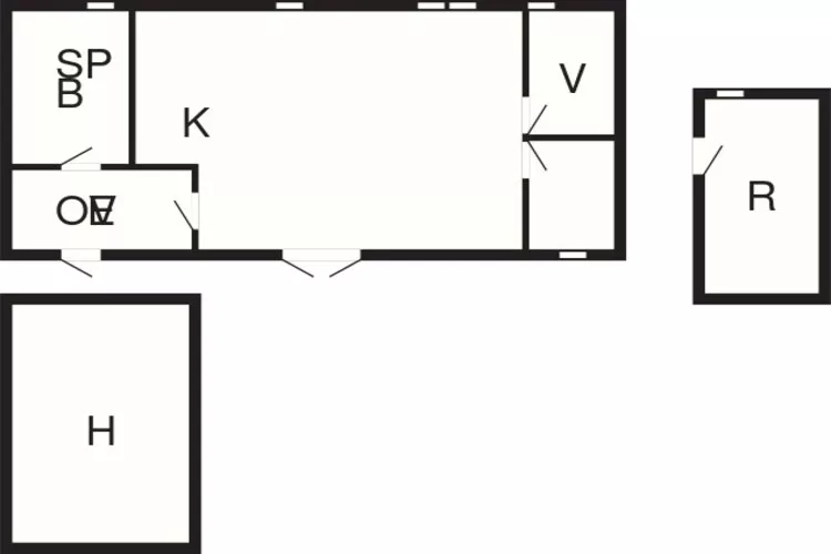 Maison de vacances pour 6 a Løkken-Plan