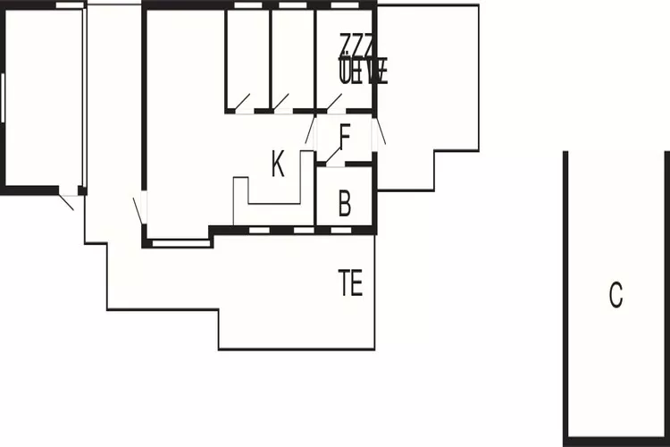 6 person holiday home in Thyholm-By Traum-Floor plan