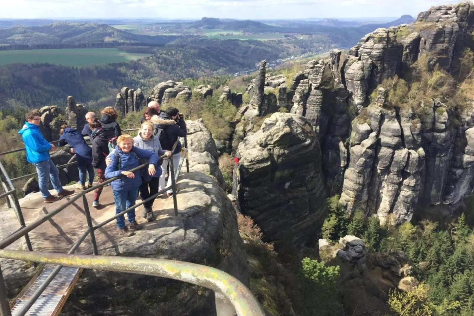 Sächsische Schweiz-Gebiete Sommer 5 km