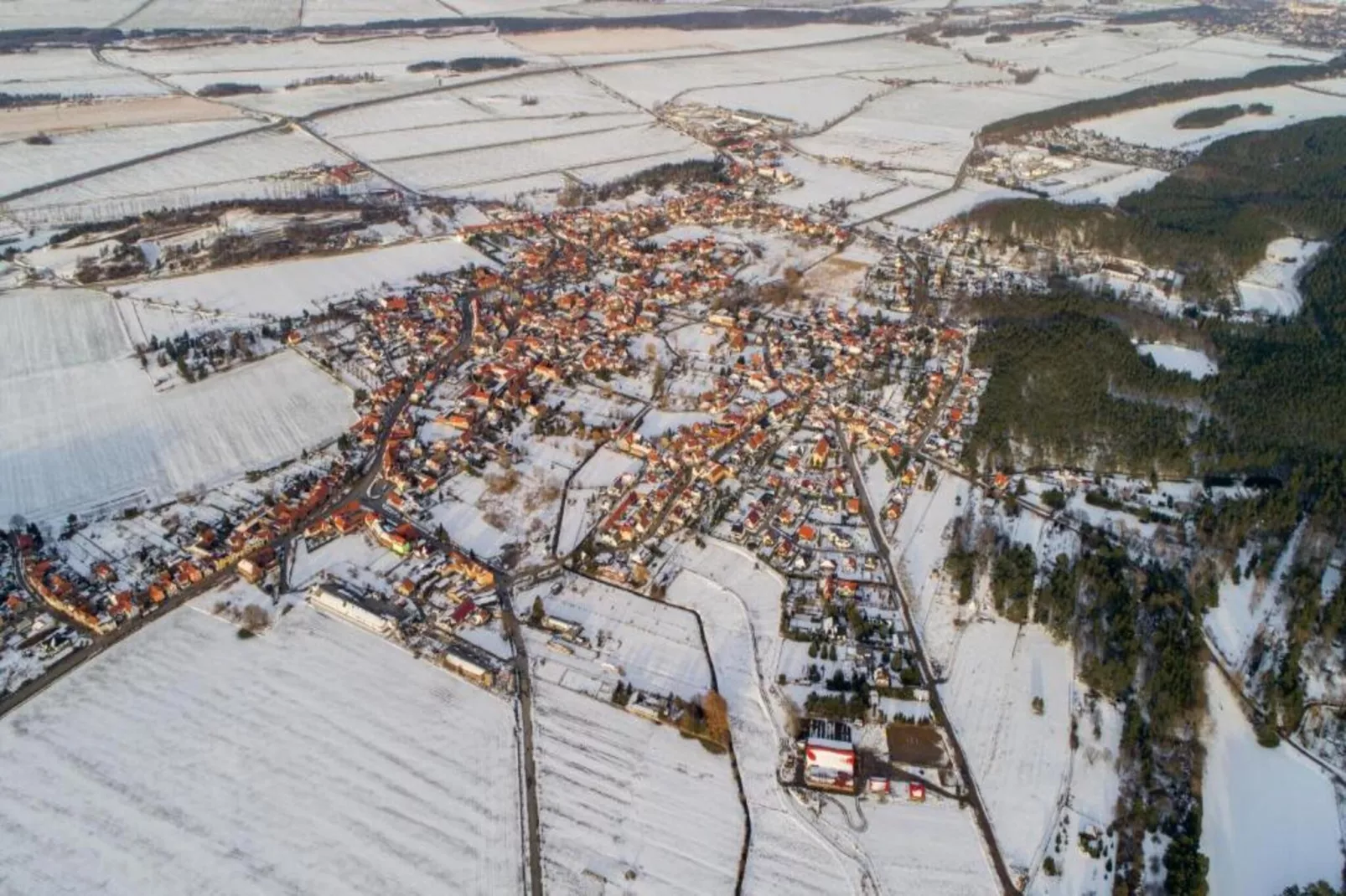 Opperode-Area within 20km in winter