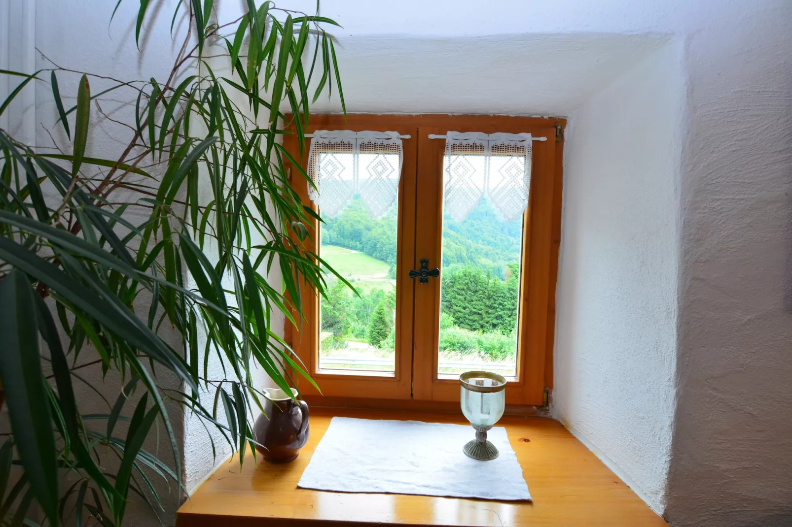 Ferienhaus Weitblick-View in summer