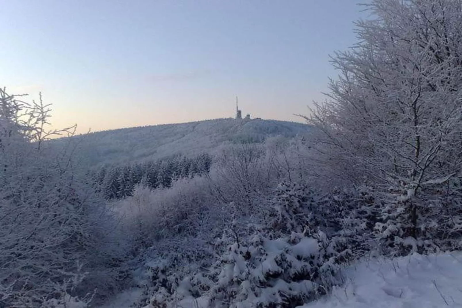 Thüringer Wald-Gebiet Winter 20 km