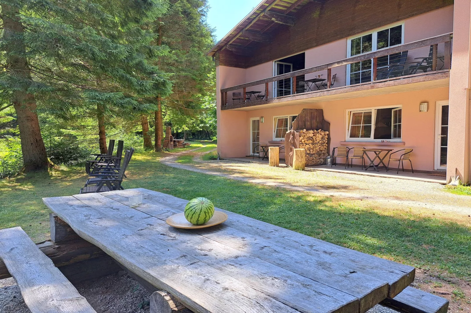 Holiday flats Forellenhof Dabo // Typ C 7 Pers 110 qm-Exterior in winter