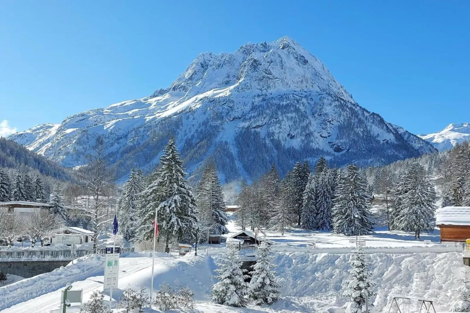 Resort les Portes du Mont Blanc 5-Gebiet Winter 5 km