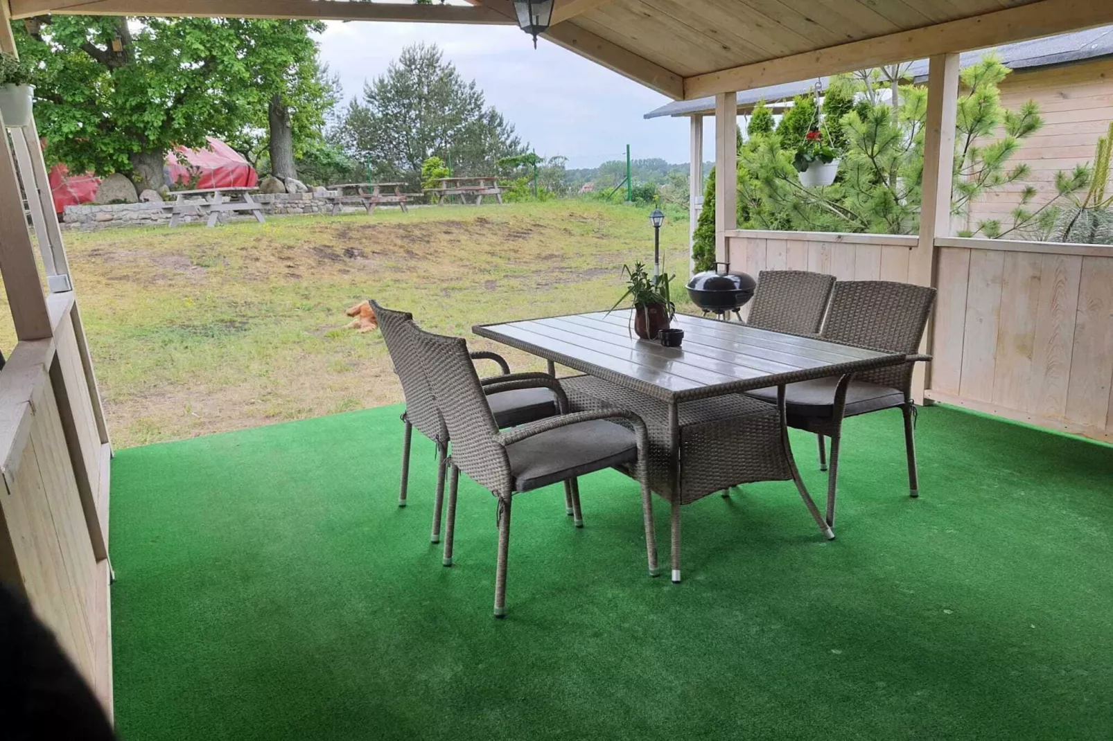Bungalow for 6 persons in Miedzyzdroje-Terrasse/Balkon