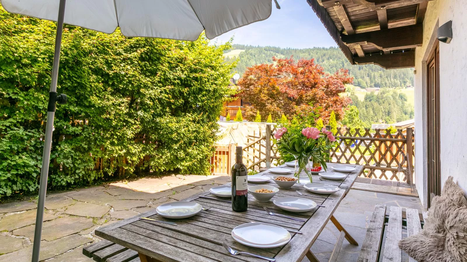Fleckalm-Terrasse / balcon