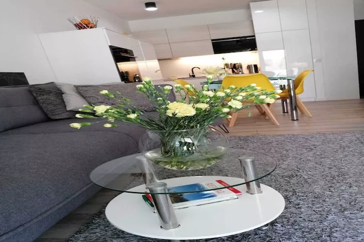 Apartment de luxe am Strand von Rewal-Living room