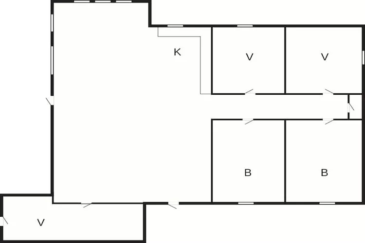 Unique Retreat in Vejby - By Traum Ferienwohnungen-Floor plan