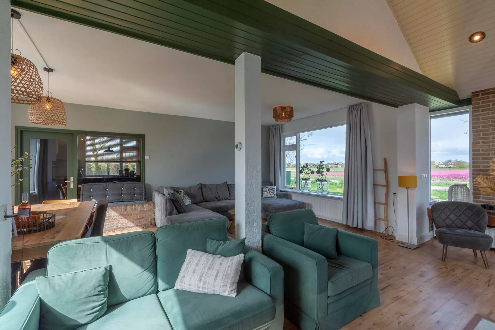 Villa Zuidwester-Wohnzimmer