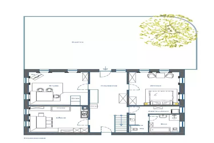 Bauernhaus Untermoos-Plan