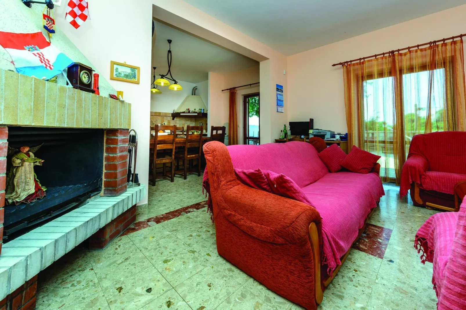 Villa Anka - Five-Bedroom Villa with Terrace and Swimming Pool-Salon