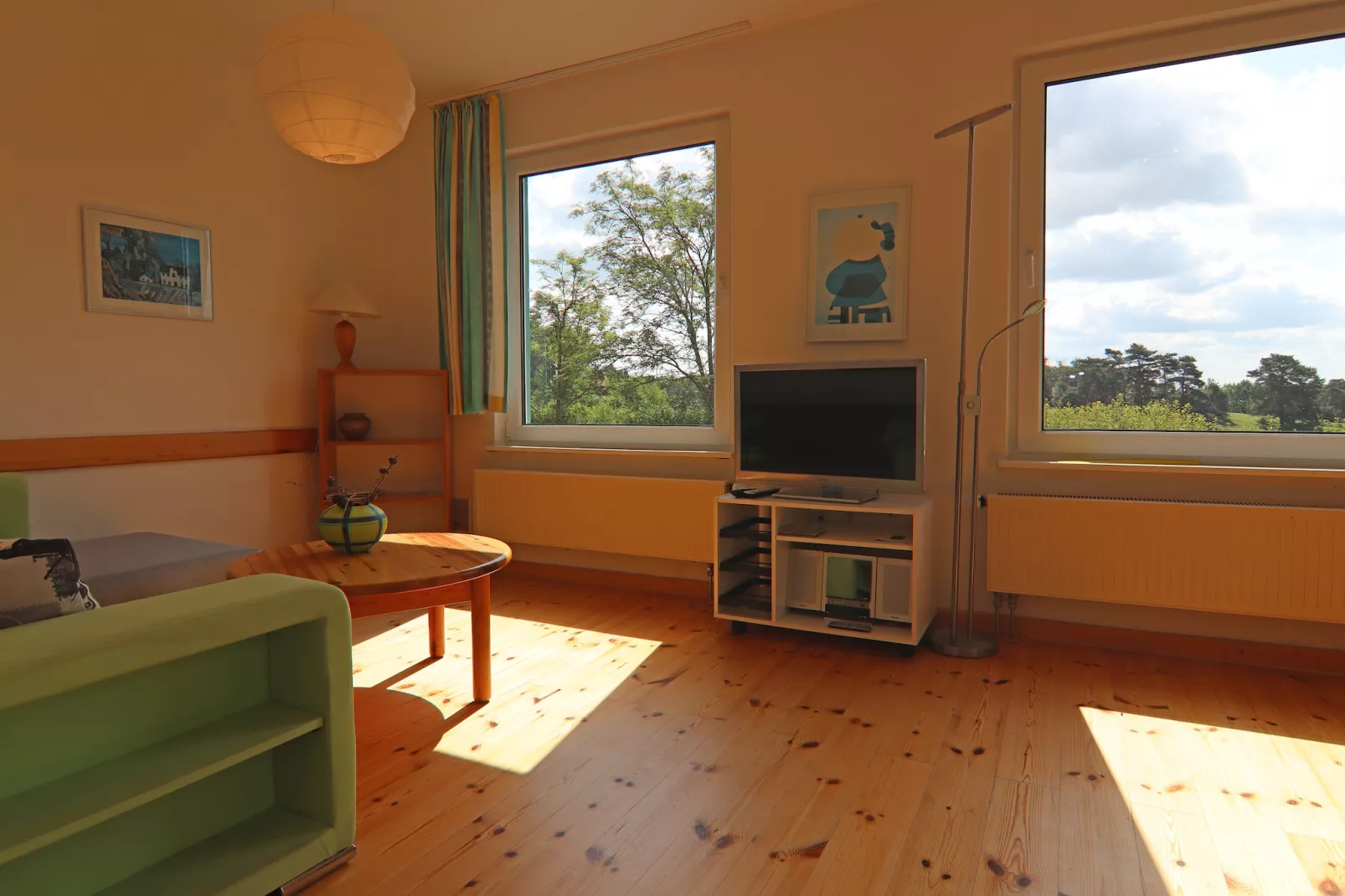 Ferienhäuser Inselblick / Ferienhaus 2 60 qm-Wohnzimmer