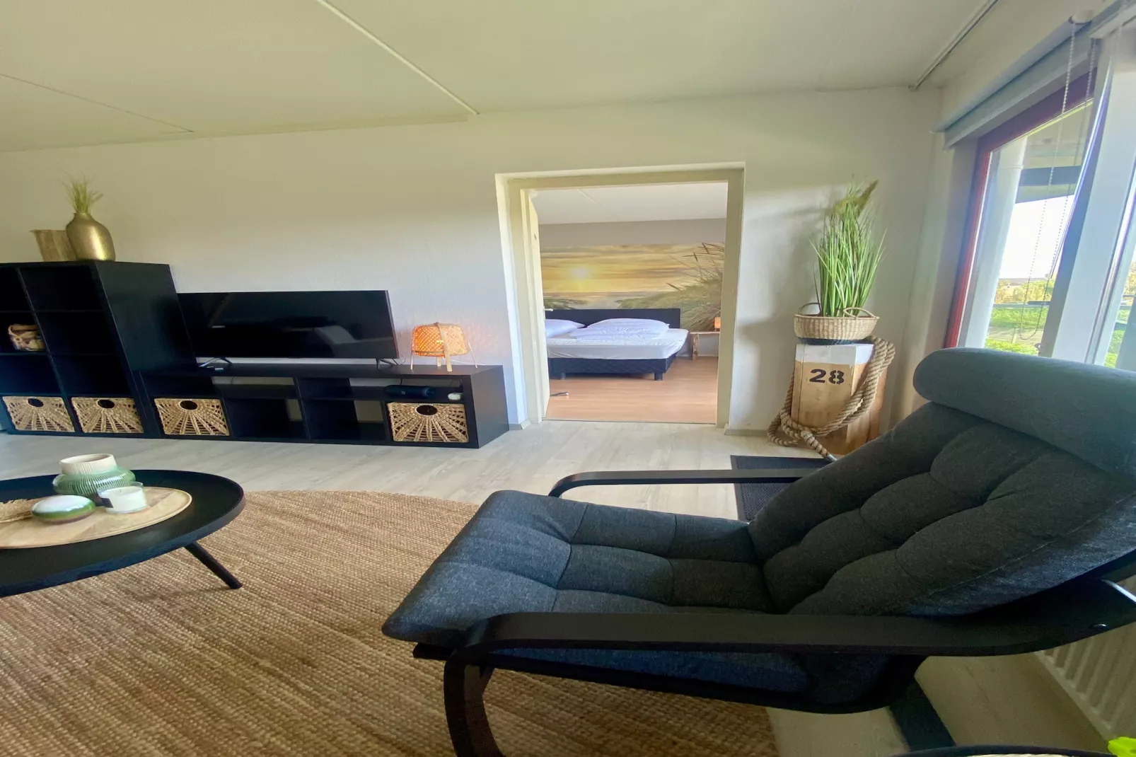 Beach Appartement 28-Salon