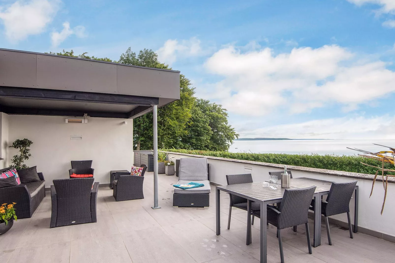 5 Sterne Ferienhaus in Børkop-Aussicht