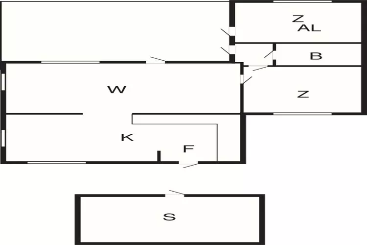 4 Sterne Ferienhaus in SÖLVESBORG-Grundriss