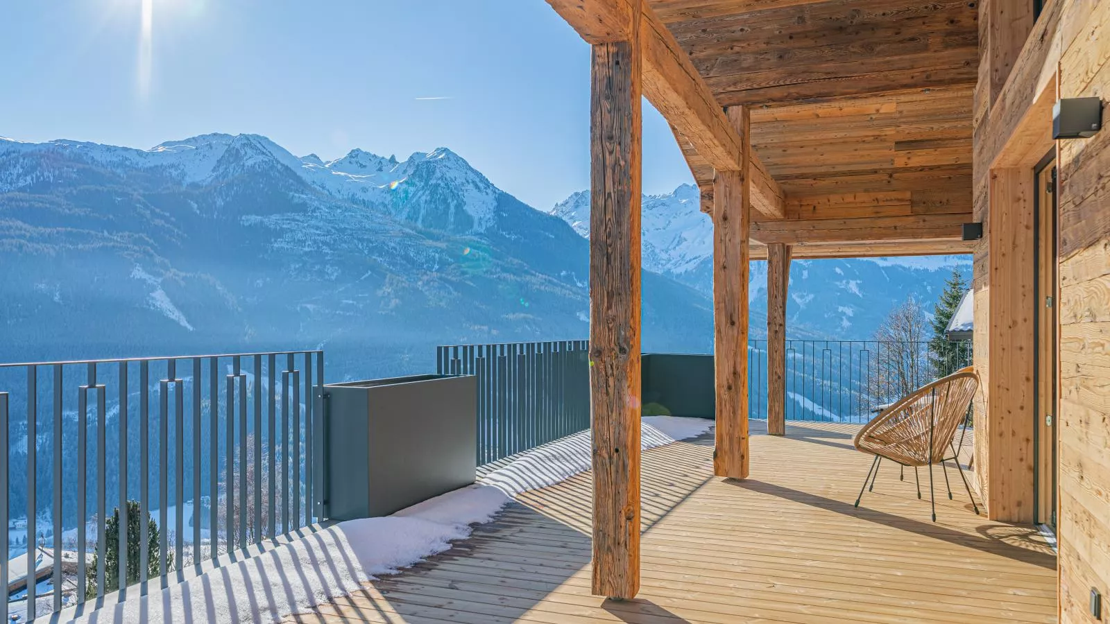 Das Haus am Berg-View in winter