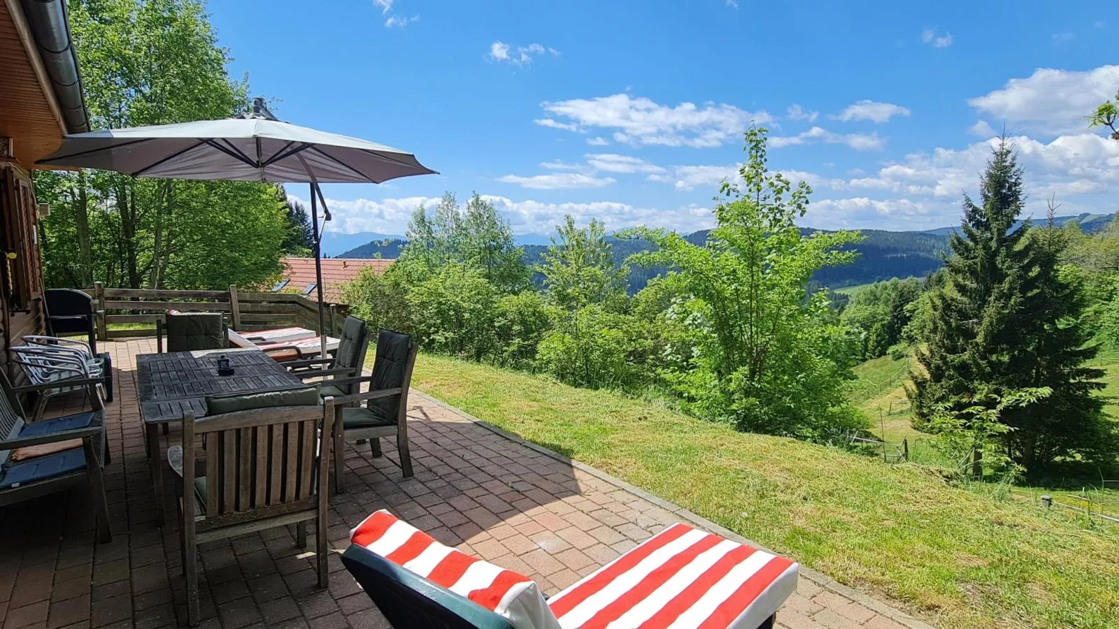 Sternenchalet-View in summer