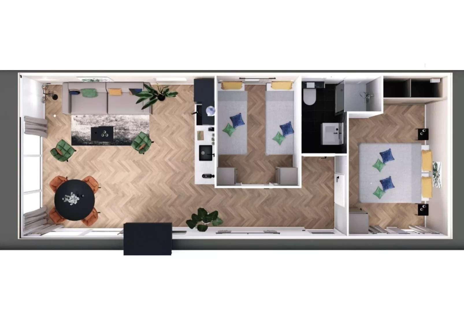 Chalet Eekhoorn-Floor plan
