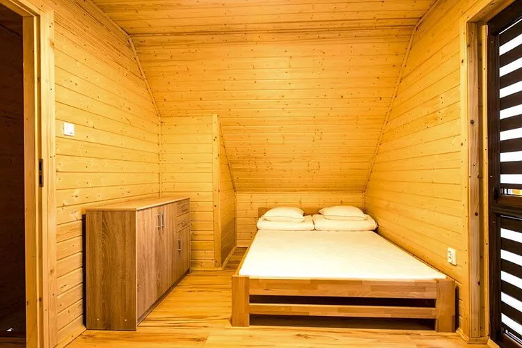 Piętrowe domki wakacyjne w Pleśnej-Bedroom