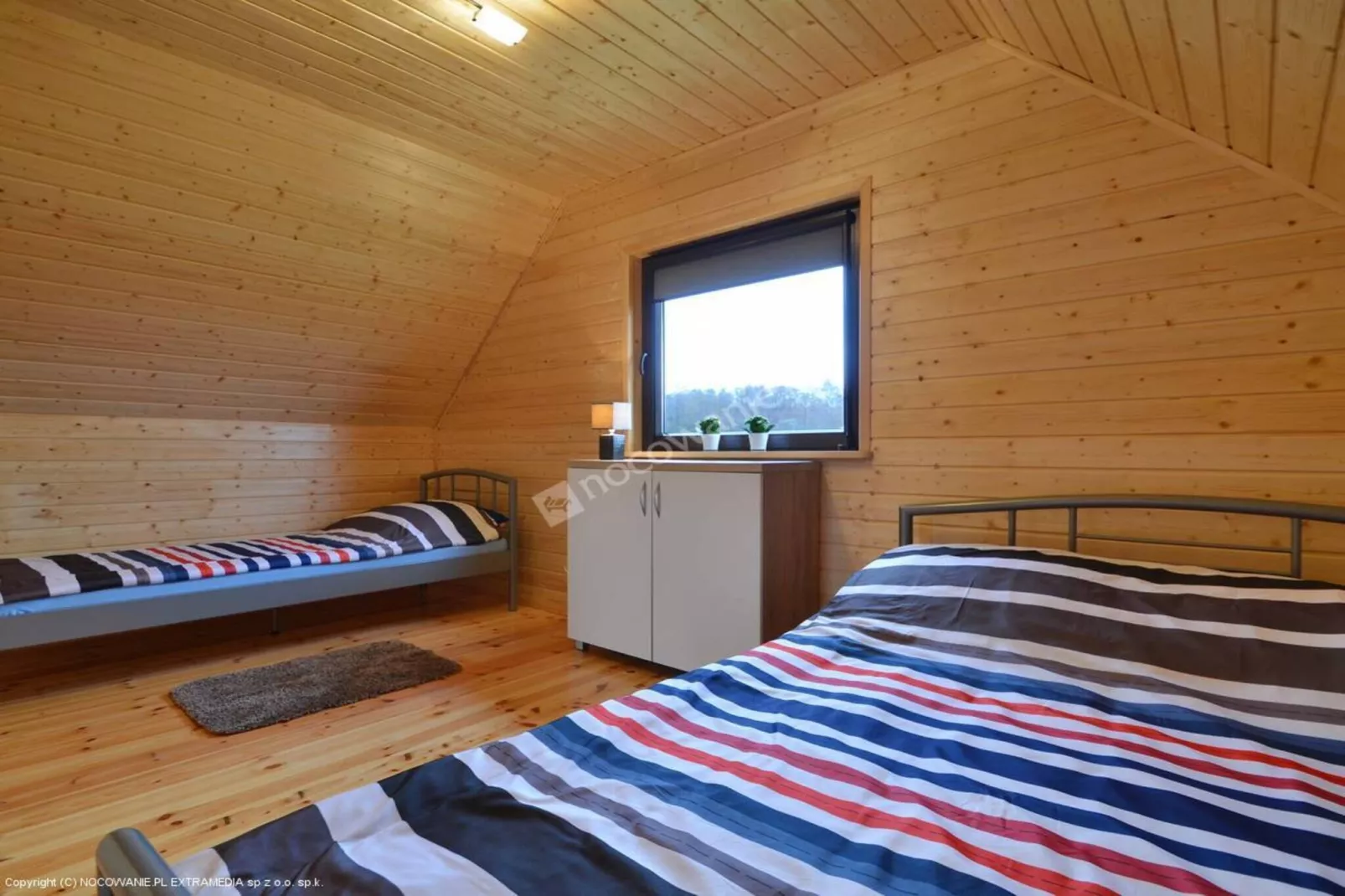 Piętrowe domki wakacyjne w Pleśnej-Bedroom