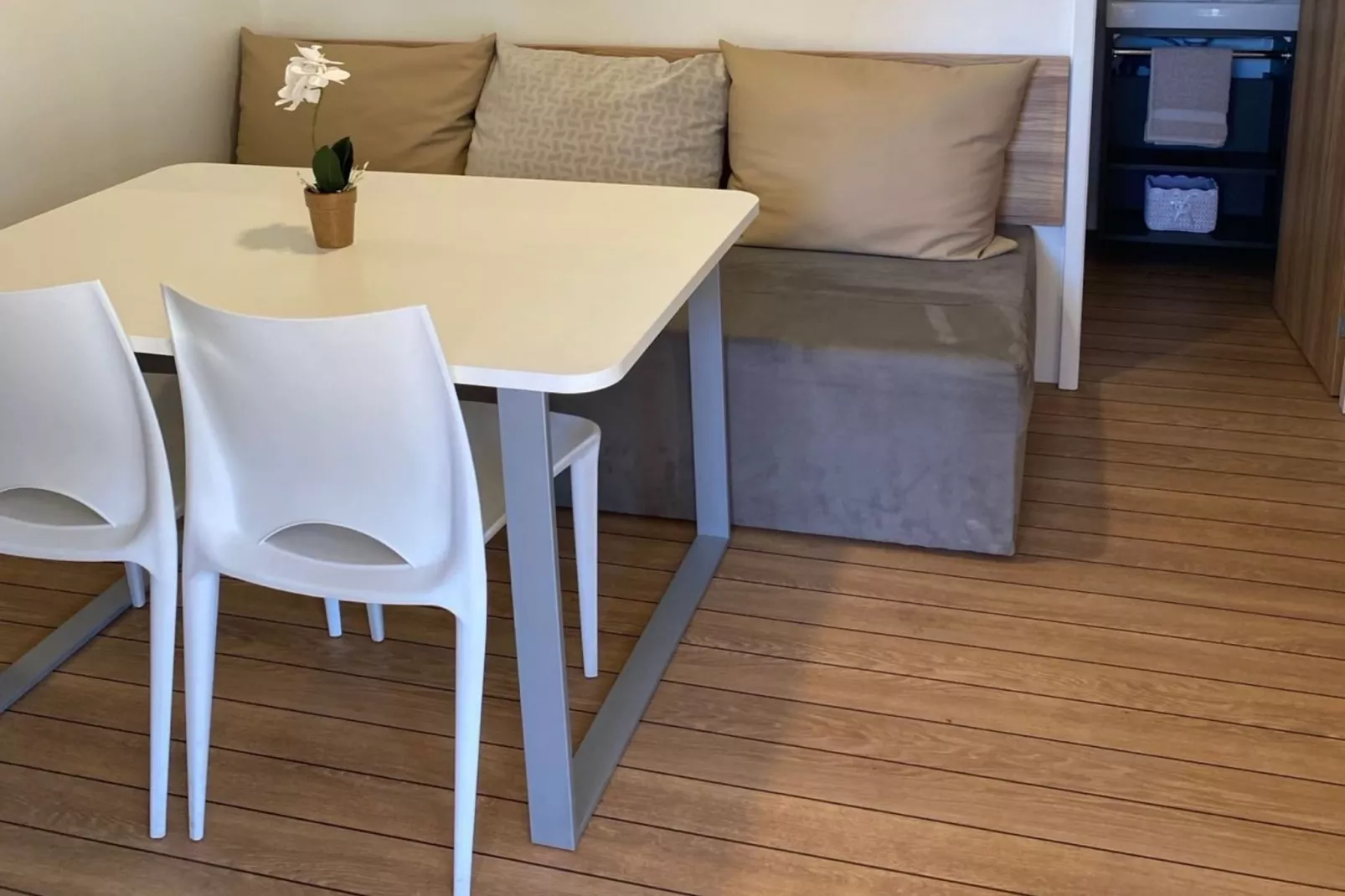 Oliva Mobile Home Camping Park Soline - Two bedroom mobile home with Terrace-Salon