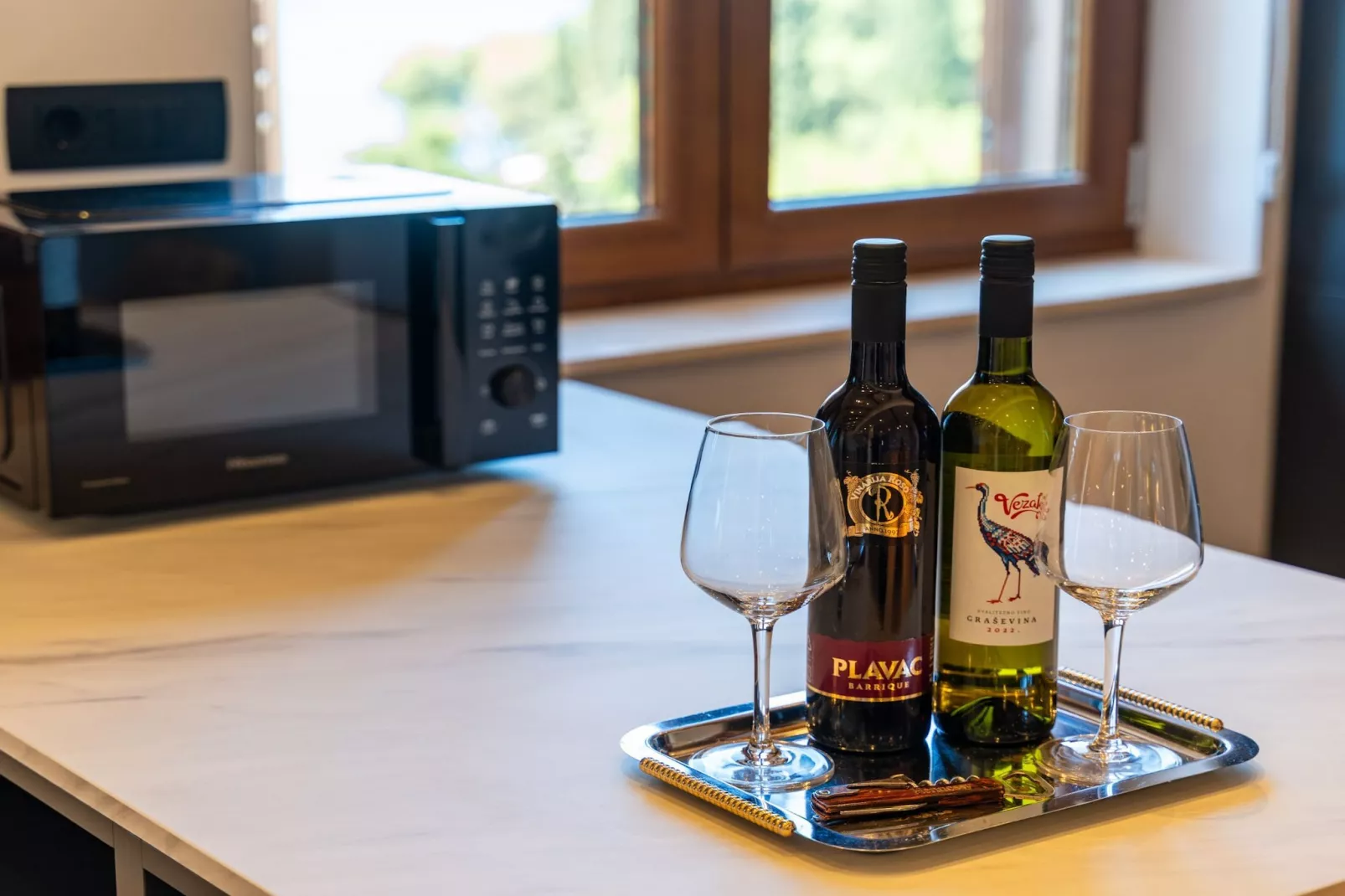 Apartment Sunset Cavtat- Two Bedroom Apartment with Balcony-Kitchen