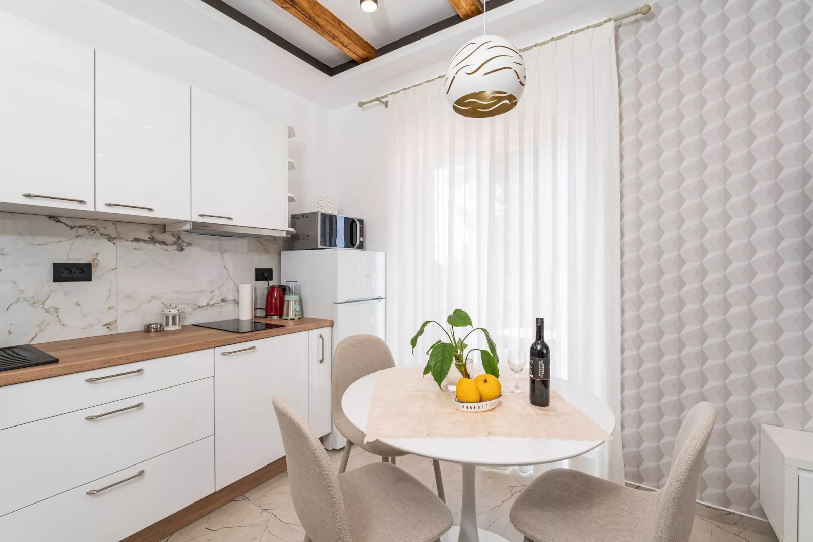 Apartment Villa Palma - One bedroom apartment with Balcony and Sea View (Apartman 2)-Küche
