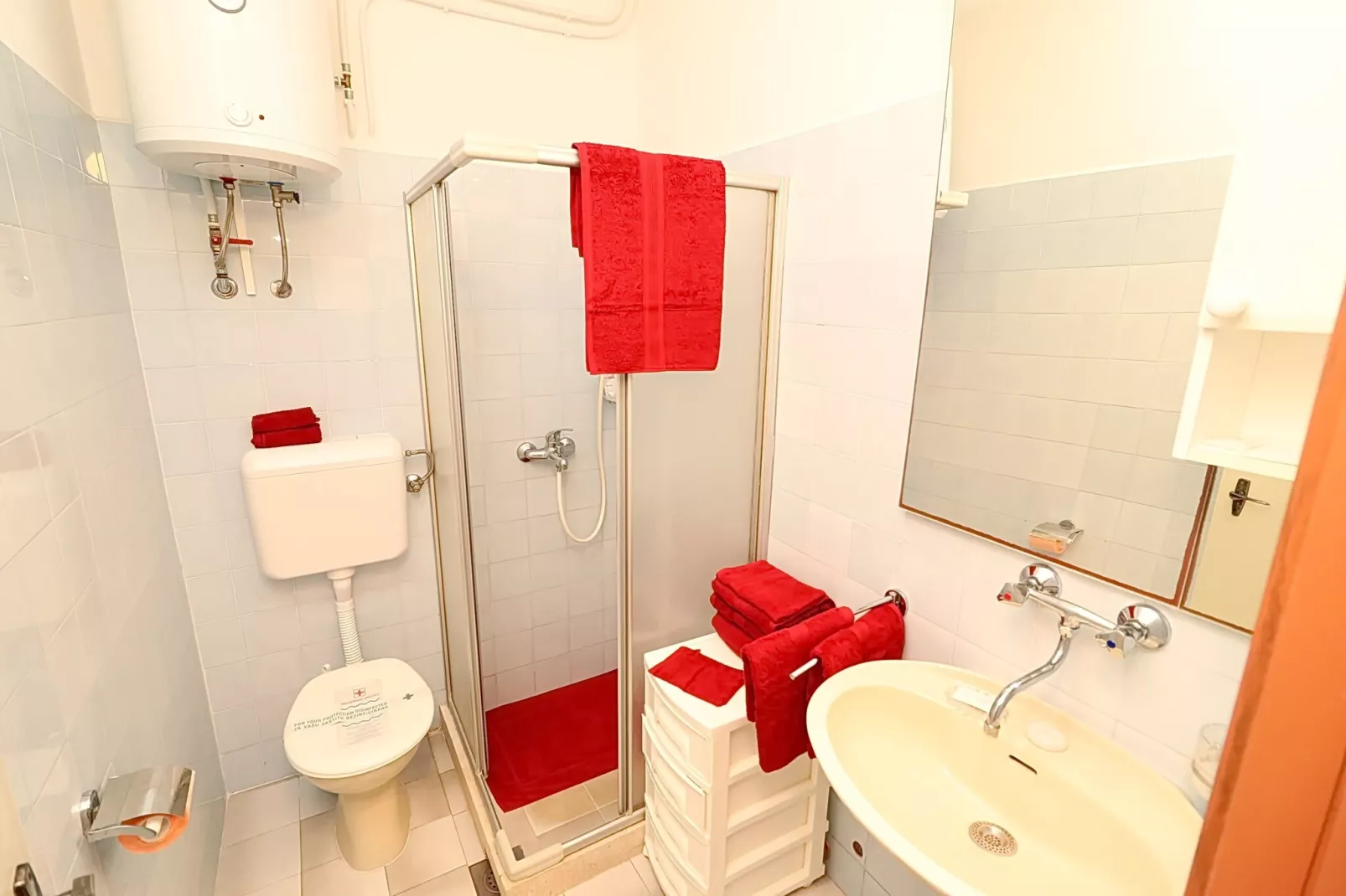Apartments Villa Cebalo Korčula - Two Bedroom Apartment with Terrace and Sea View  LANA-Bathroom