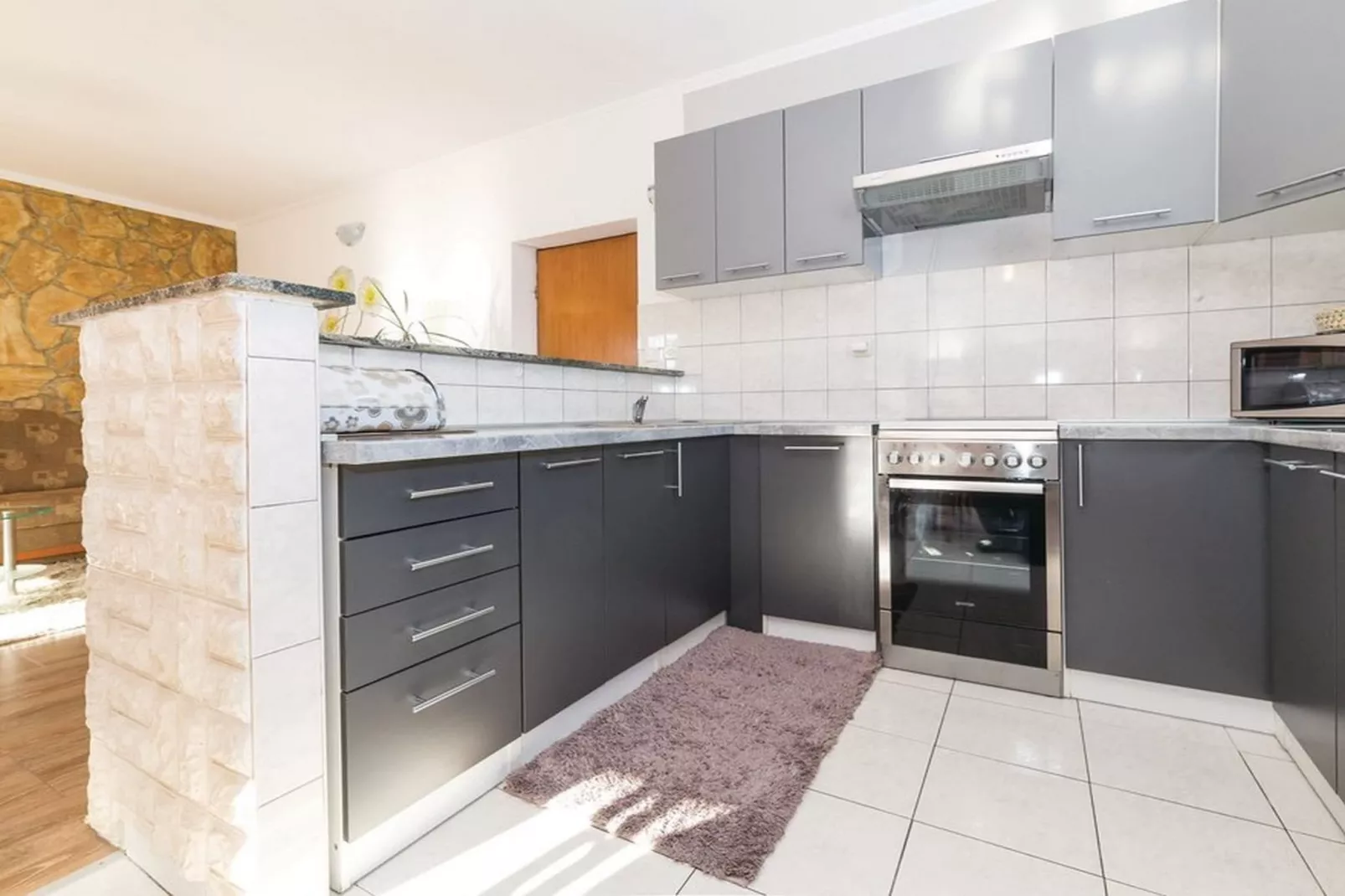 Mediterranean Stylish Villa with Pool in Kastel Stari - Six Bedroom Villa with Pool-Kitchen
