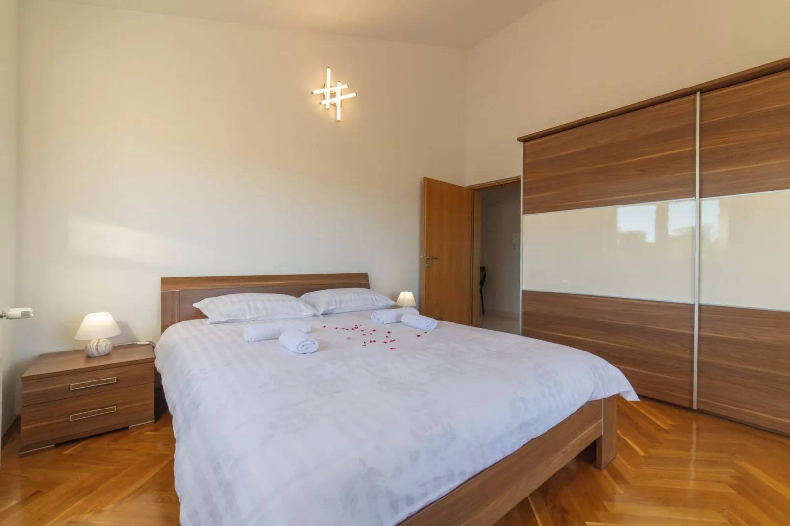 Idyllic Getaway Lovrec Villa with Pool - Five Bedroom Villa with Pool-Bedroom
