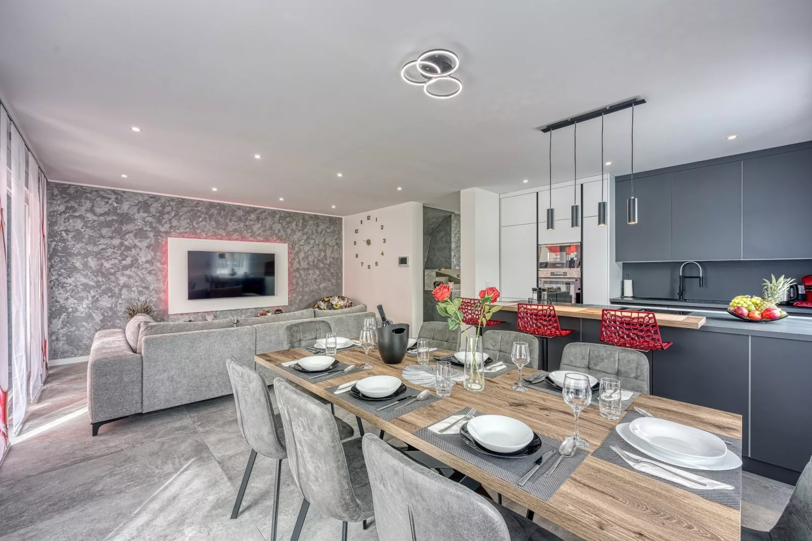 Peaceful Blooming Villa with Pool - Four Bedroom Villa with Pool-Kitchen