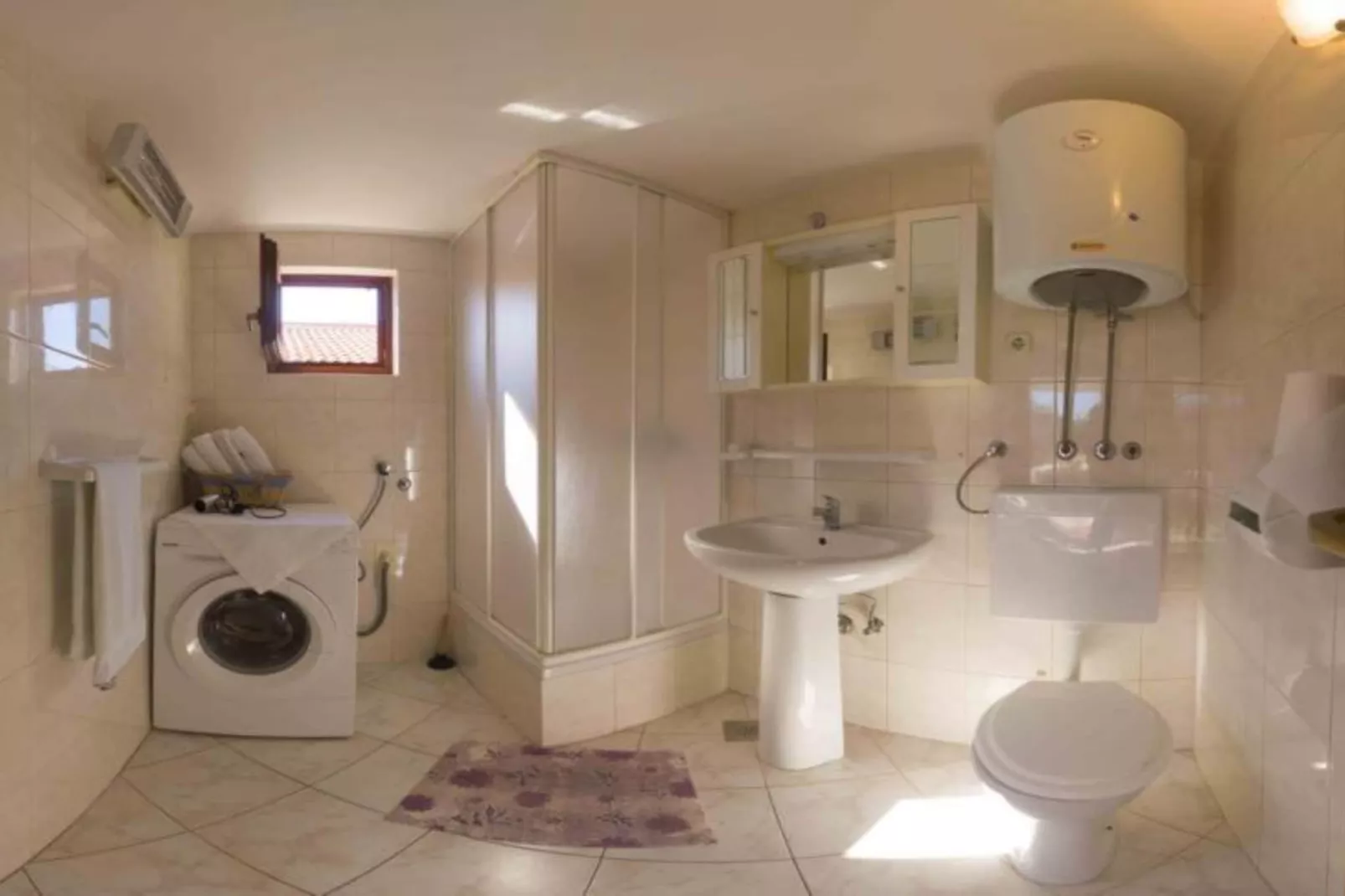 Apartments Jukica - Two Bedroom Apartment With Sea View-Bathroom
