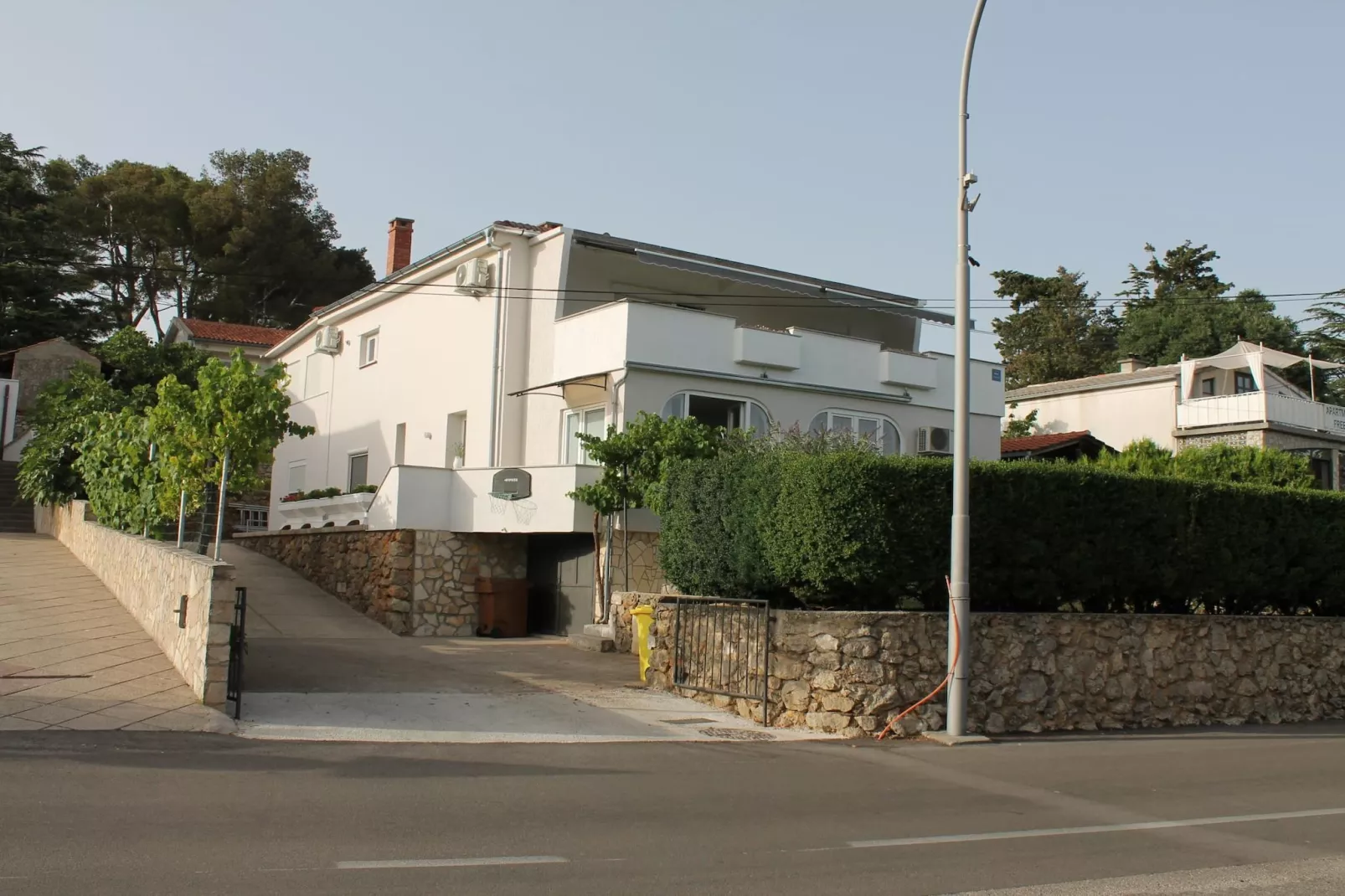 Serene Sea View Krk Apartment with Balcony - Two Bedroom Apartment with Sea View and Balcony-Outdoor