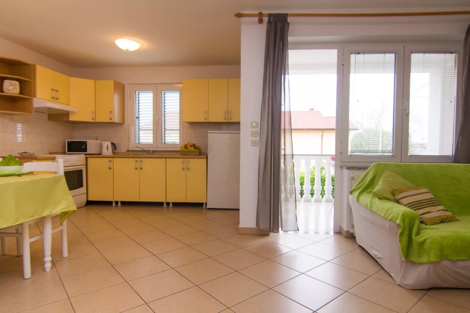 Refined and Timeless Krk Apartment with Terrace - Two Bedroom Apartment with Terrace-Kitchen