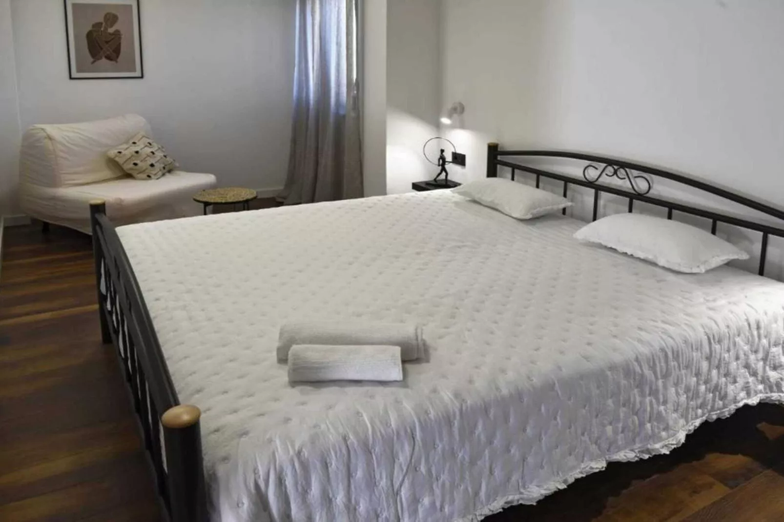 Luxury Slatine Apartments with Terrace and Garden - One Bedroom Apartment with Terrace-Schlafzimmer