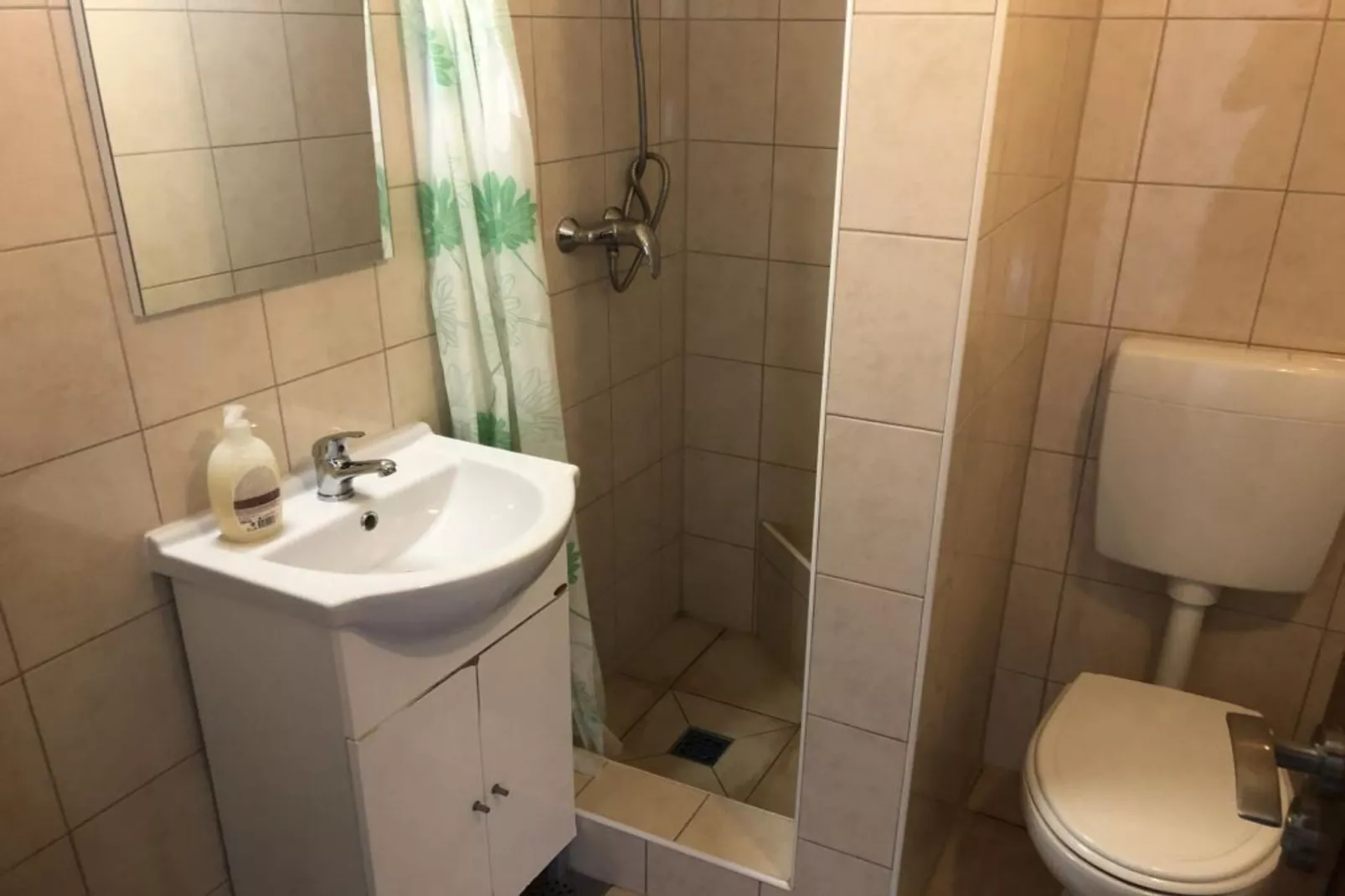 Apartmani Villa Borzic - One Bedroom Apartment with Terarce and Sea View 2-Plitvice-Salle de bain