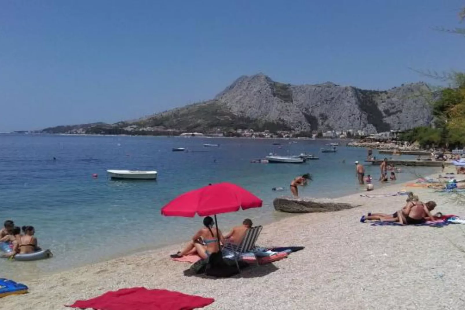 Apartmani Villa Borzic - One Bedroom Apartment with  Terarce and Sea View 1- Omiš-Extérieur