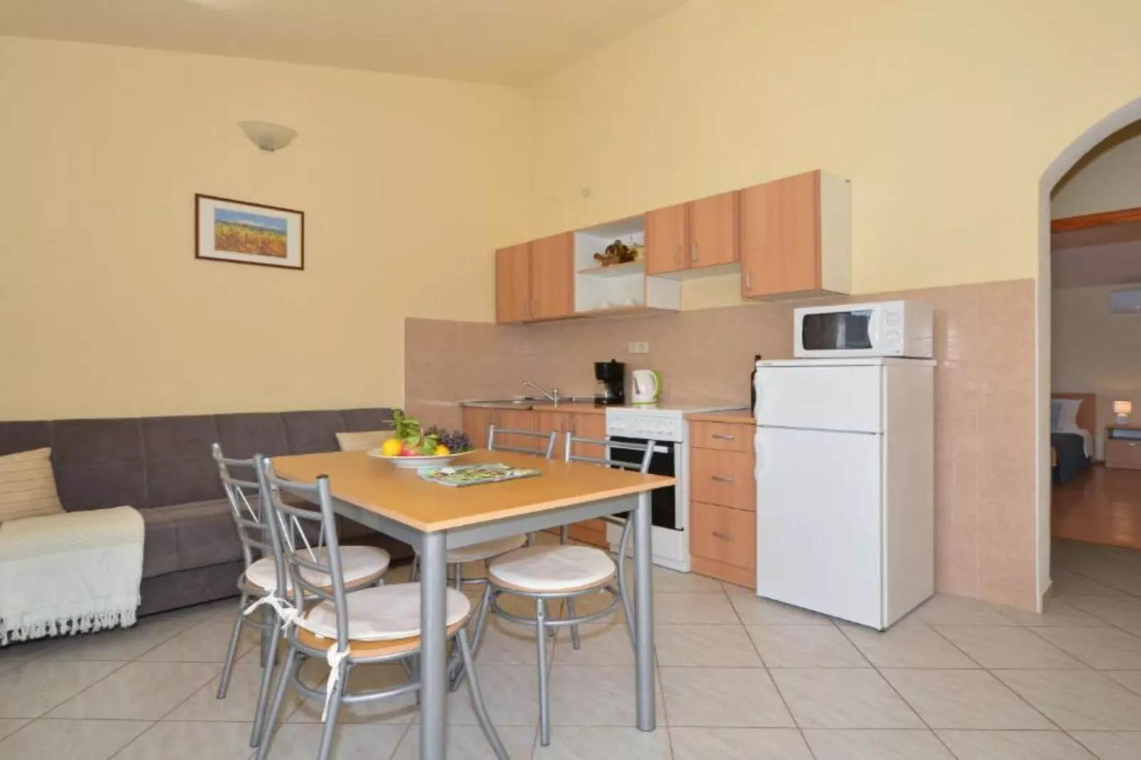 Apartments Nina - Two Bedroom Apartment with Balcony A1-Cuisine