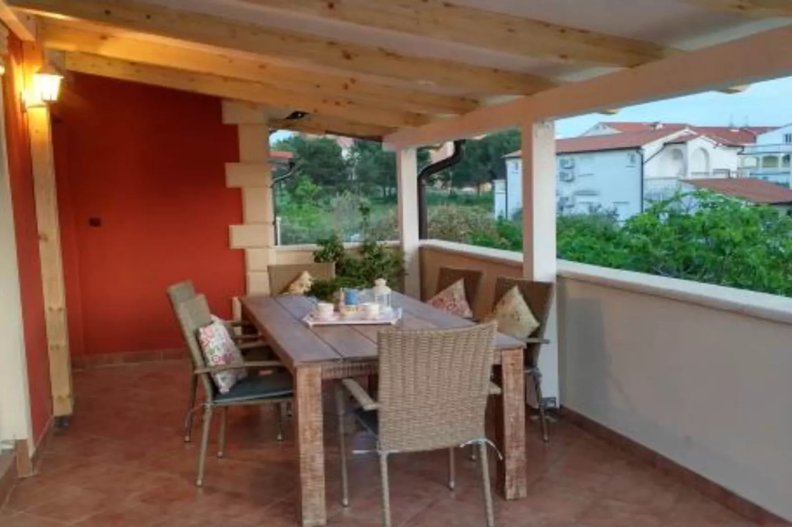 Apartments Dea & Paula - Classic Two Bedroom Apartment with Terrace-Terrace balcony