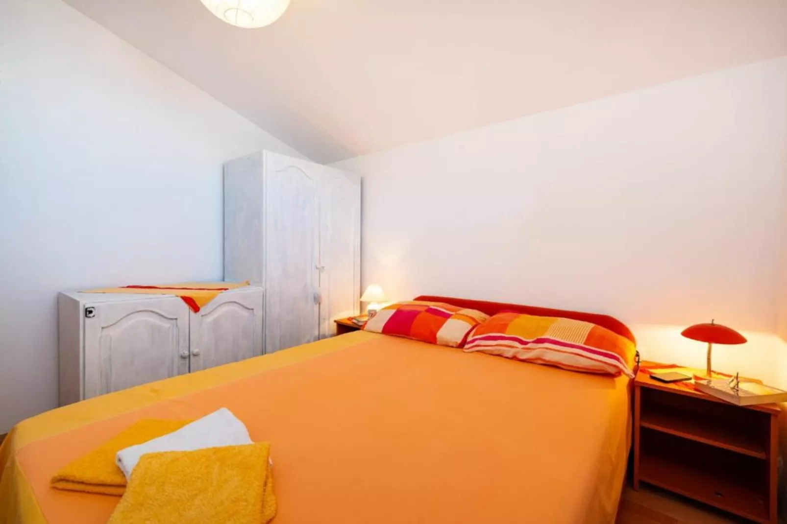 Holiday Home Rovanjska - Three Bedroom House with Sea View-Bedroom