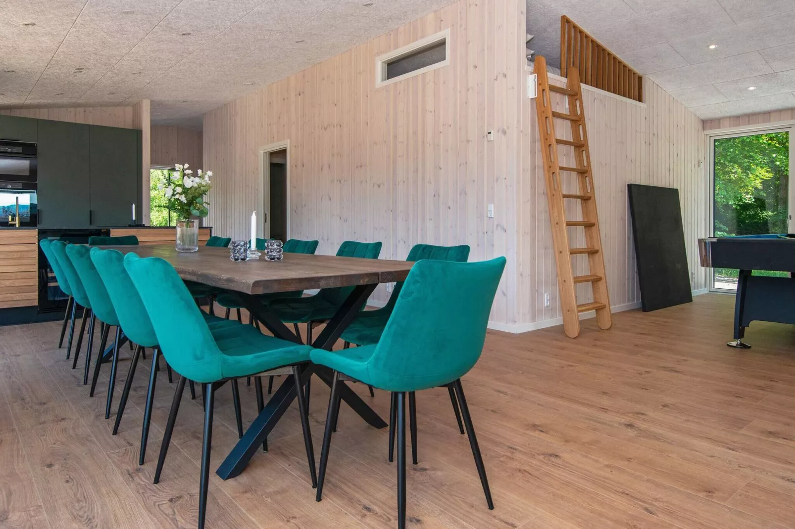 14 Personen Ferienhaus in Glesborg-By Traum-Innenbereich