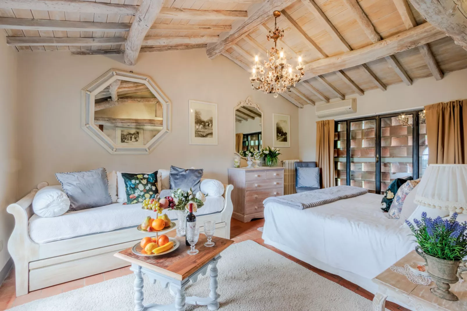 La Macina Farmhouse-Wohnzimmer