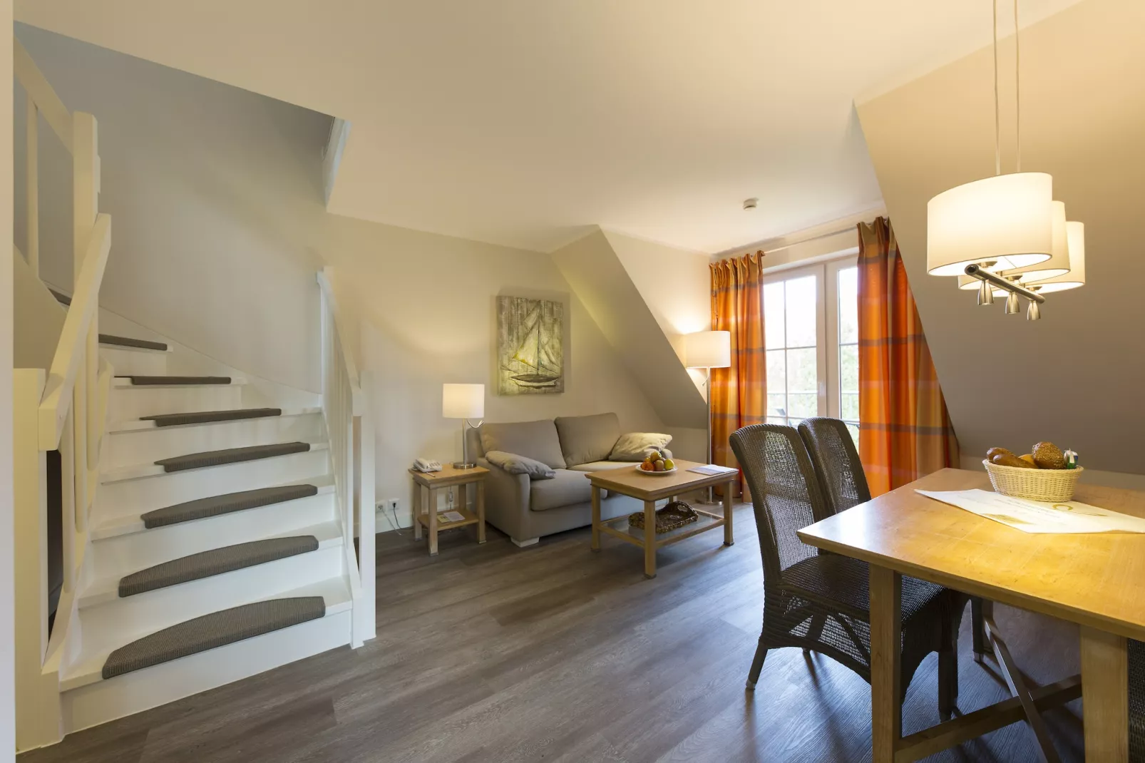 Maisonette Ferienwohnung - Strandhotel Fischland-Salle à manger
