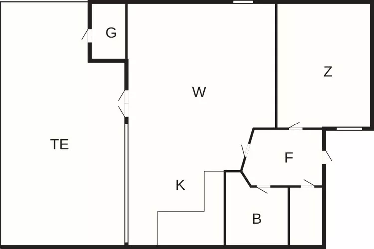 Maison de vacances pour 3 a Tranekær-Plan