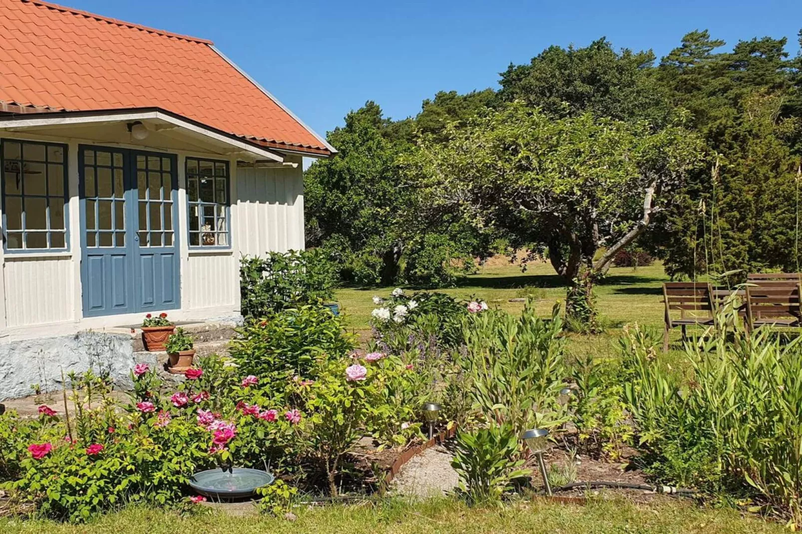 4 Sterne Ferienhaus in Fågelmara-Im Freien