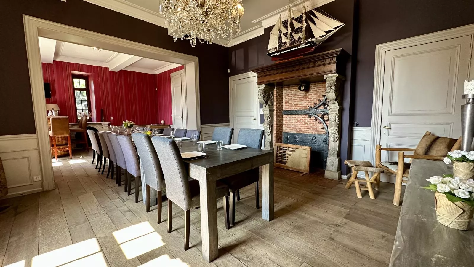 Castel Bodeux-Dining room
