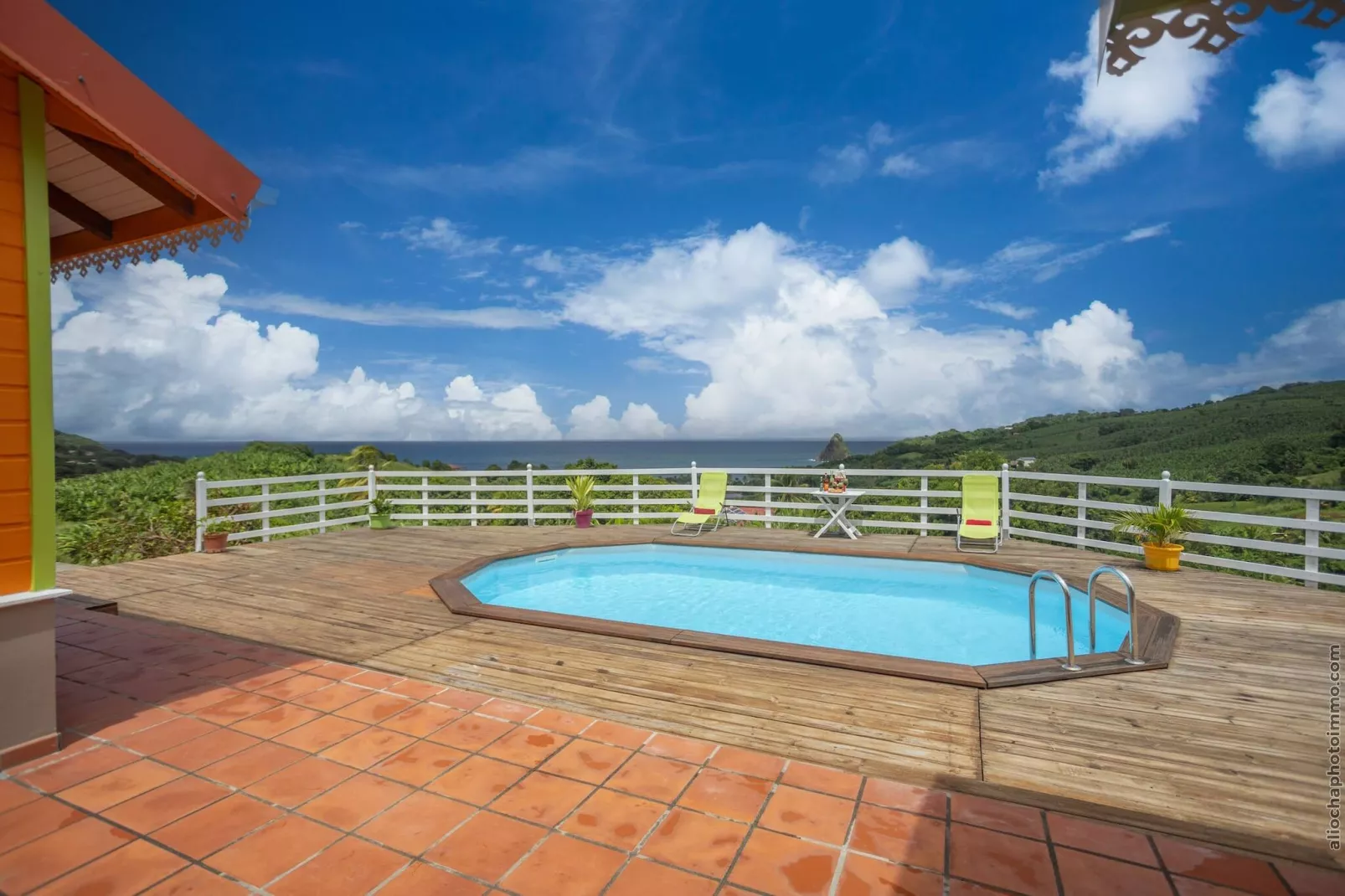 Bungalow avec piscine au cœur de la Campagne Oge - Schwimmbad