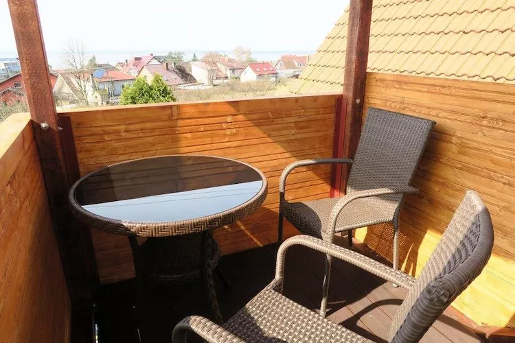 Pokój 2 osobowy nr 6 - widok na Zalew-Terrace balcony